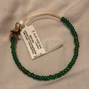 - Alex and Ani Blue/green Beaded Bracelet